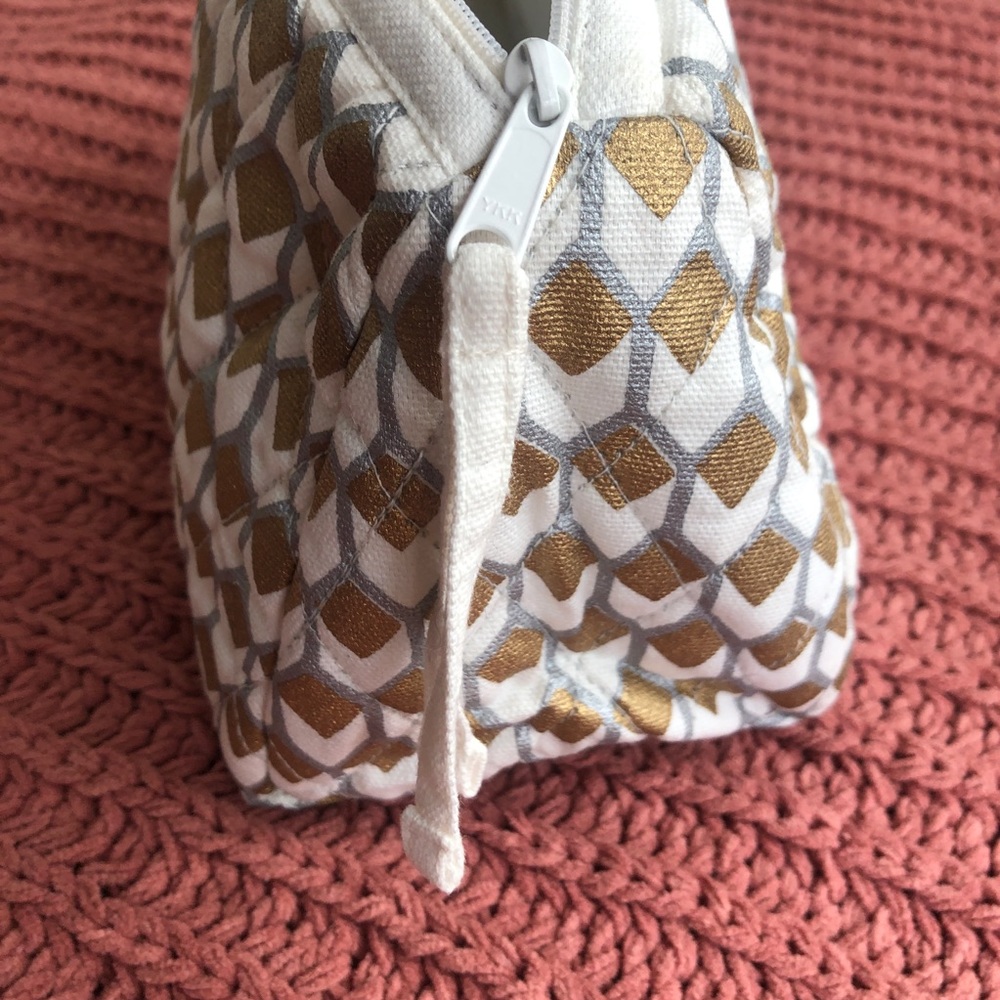 NWOT | west elm | metallic ikat cosmetic bag - Picture 5 of 8